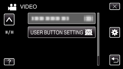 USER BUTTON SETTING